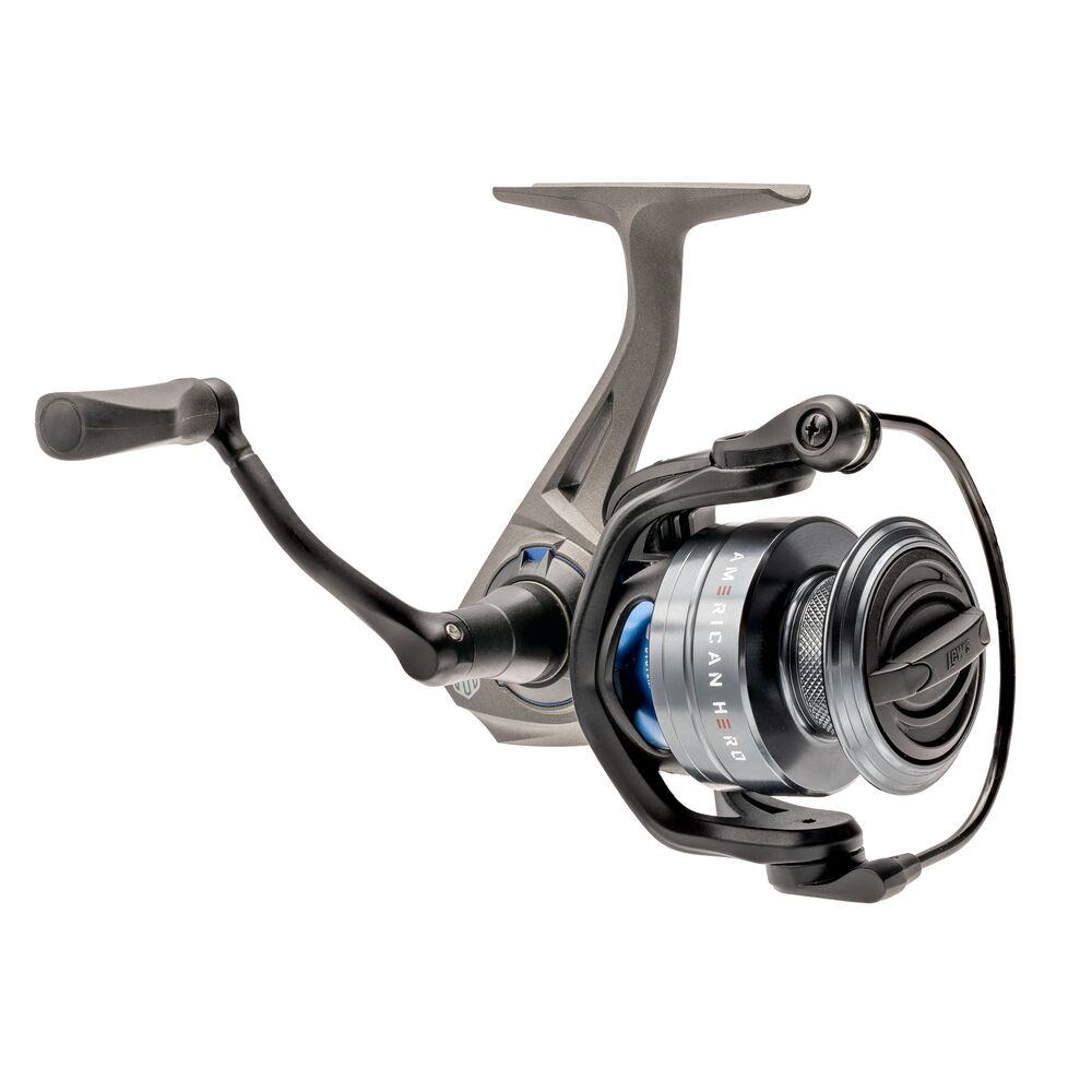 components of a fishing reel Lew's American Hero 300 Spinning Reel – Feathers & Antlers Outdoors