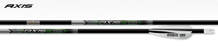 Easton Axis 5MM Match Grade 3" Hybrid w/HIT Inserts and Collars 6pk