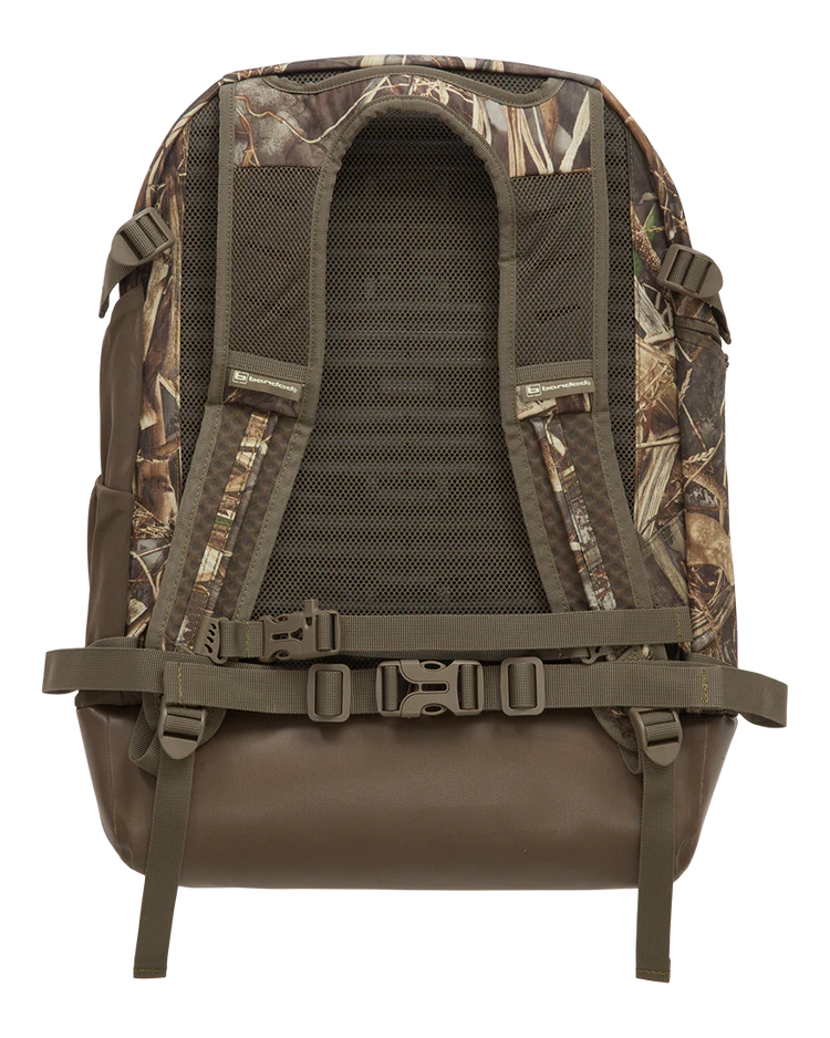 Banded On-the-Fly Welded BackPack