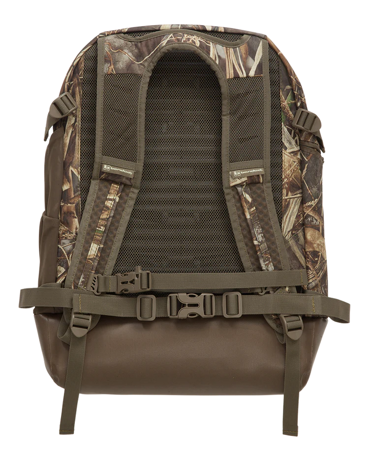 Banded On-the-Fly Welded BackPack