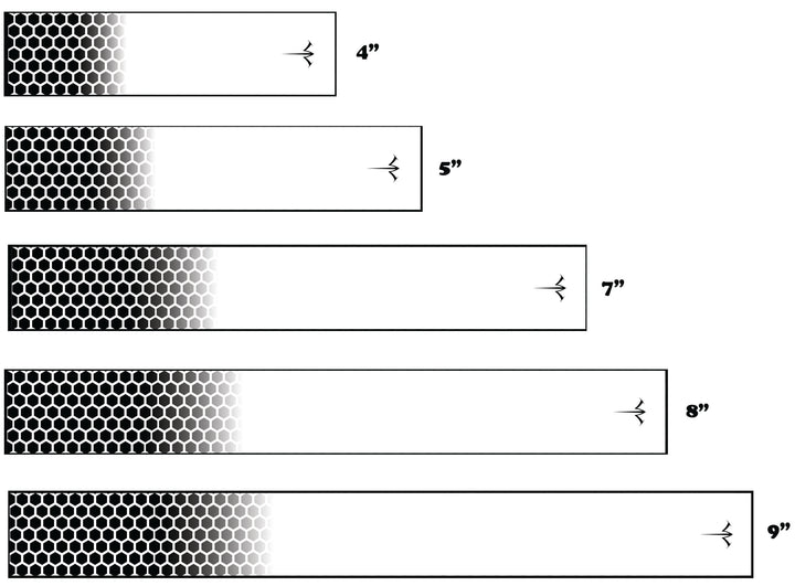 White Water Honeycomb Fade Icon Arrow Wraps