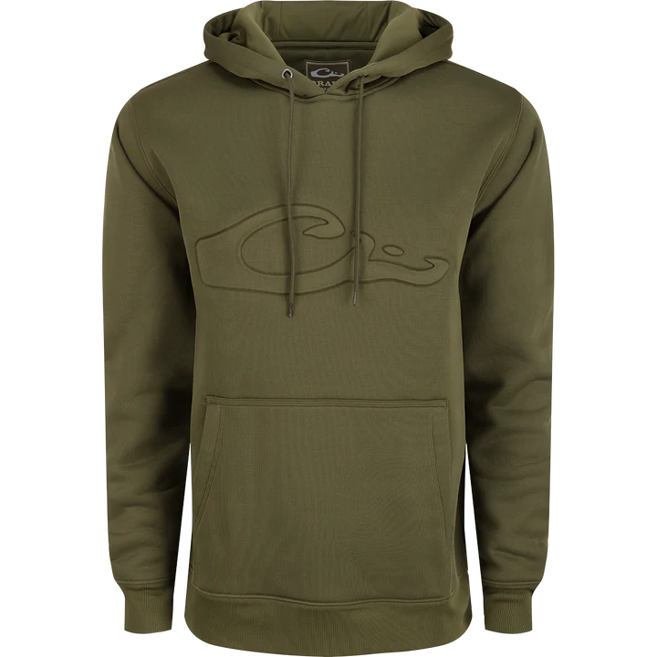 Drake New Back Eddy Embossed Solid Hoodie