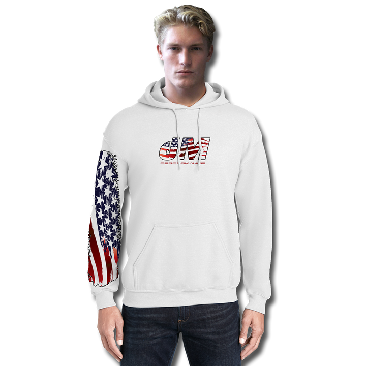 Strike Zone American Flag Bass Fleece Hoodie