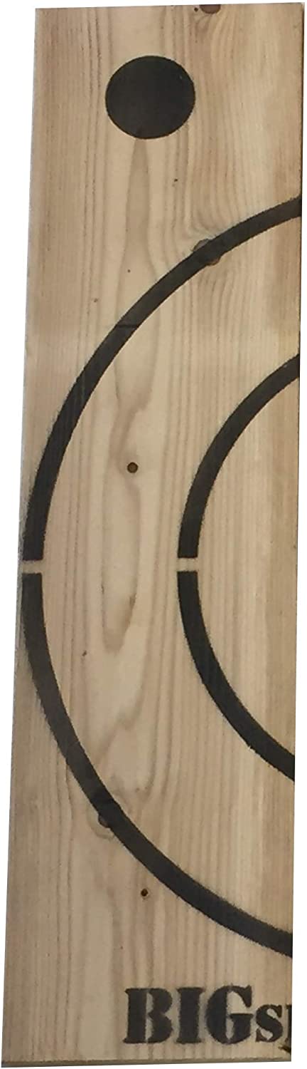 Wooden Axe Throwing Target with Bottle Opener