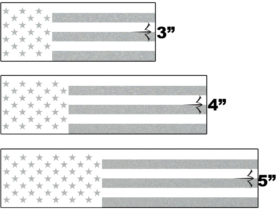 White Water Non-Reflective American Flag Arrow Wraps