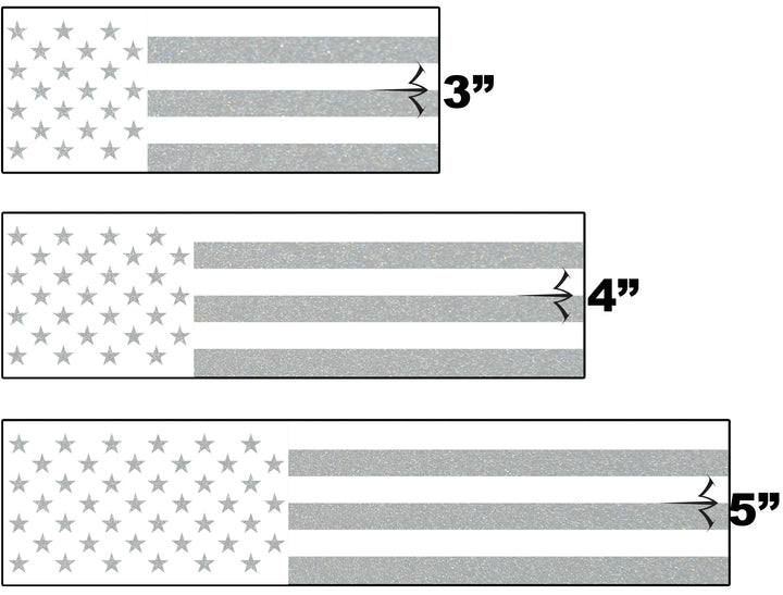 White Water Non-Reflective American Flag Arrow Wraps