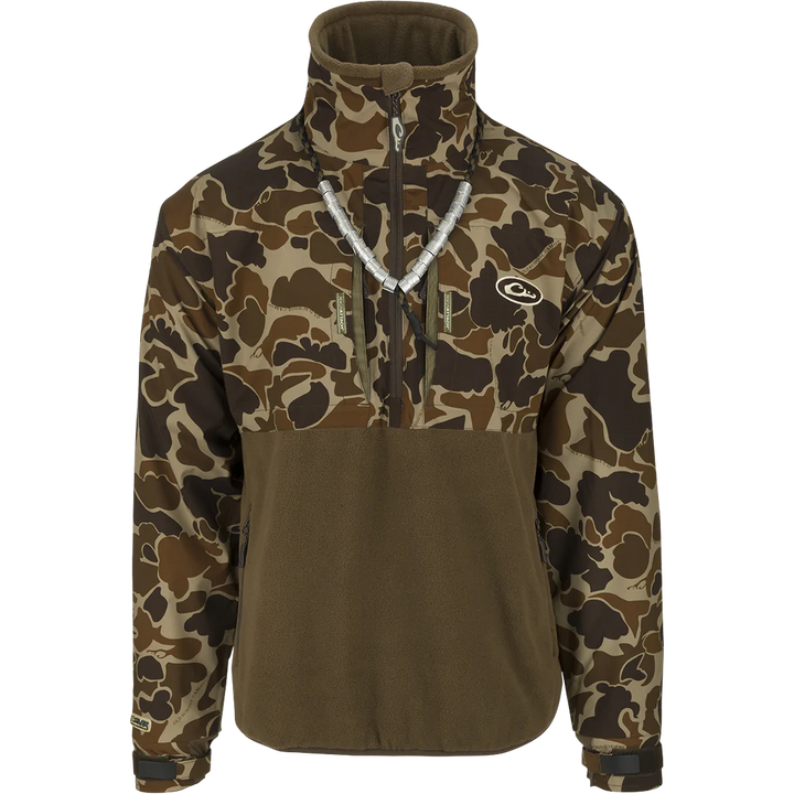 Drake MST Guardian Flex Fleece Eqwader Quarter Zip Jacket