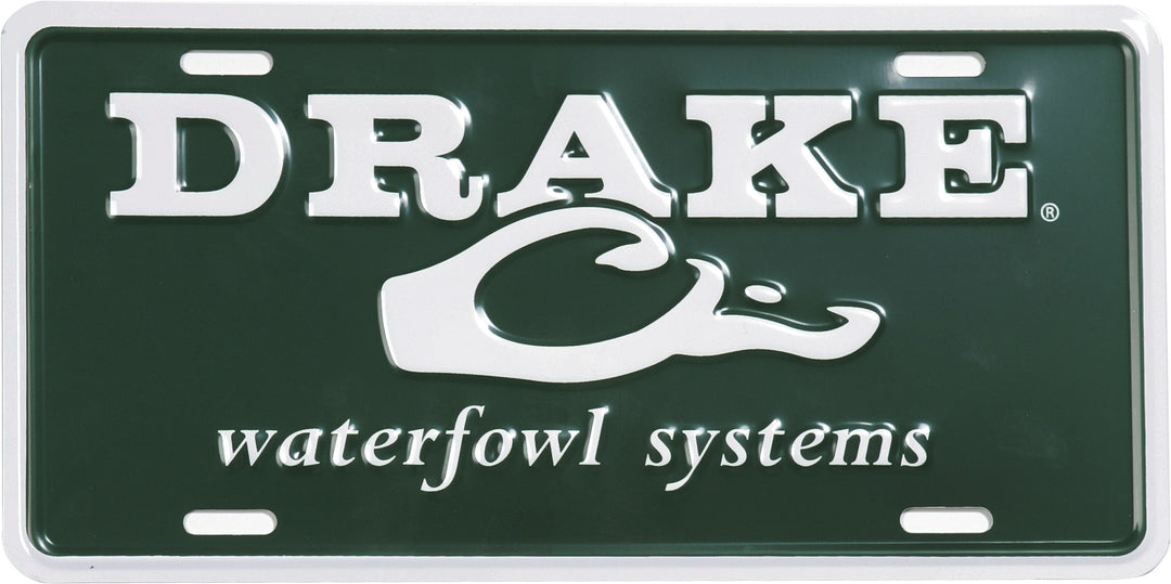 Drake Logo Waterfowl Systems License Plate