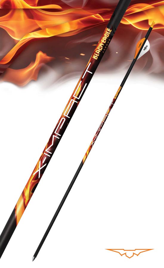Black Eagle X-Impact Fletched Arrows 6pk