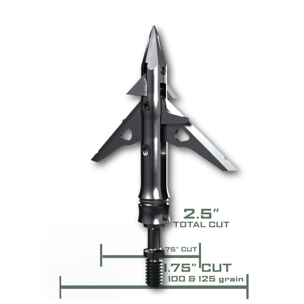 SEVR Broadheads Titanium (Ti) Hybrid 1.75