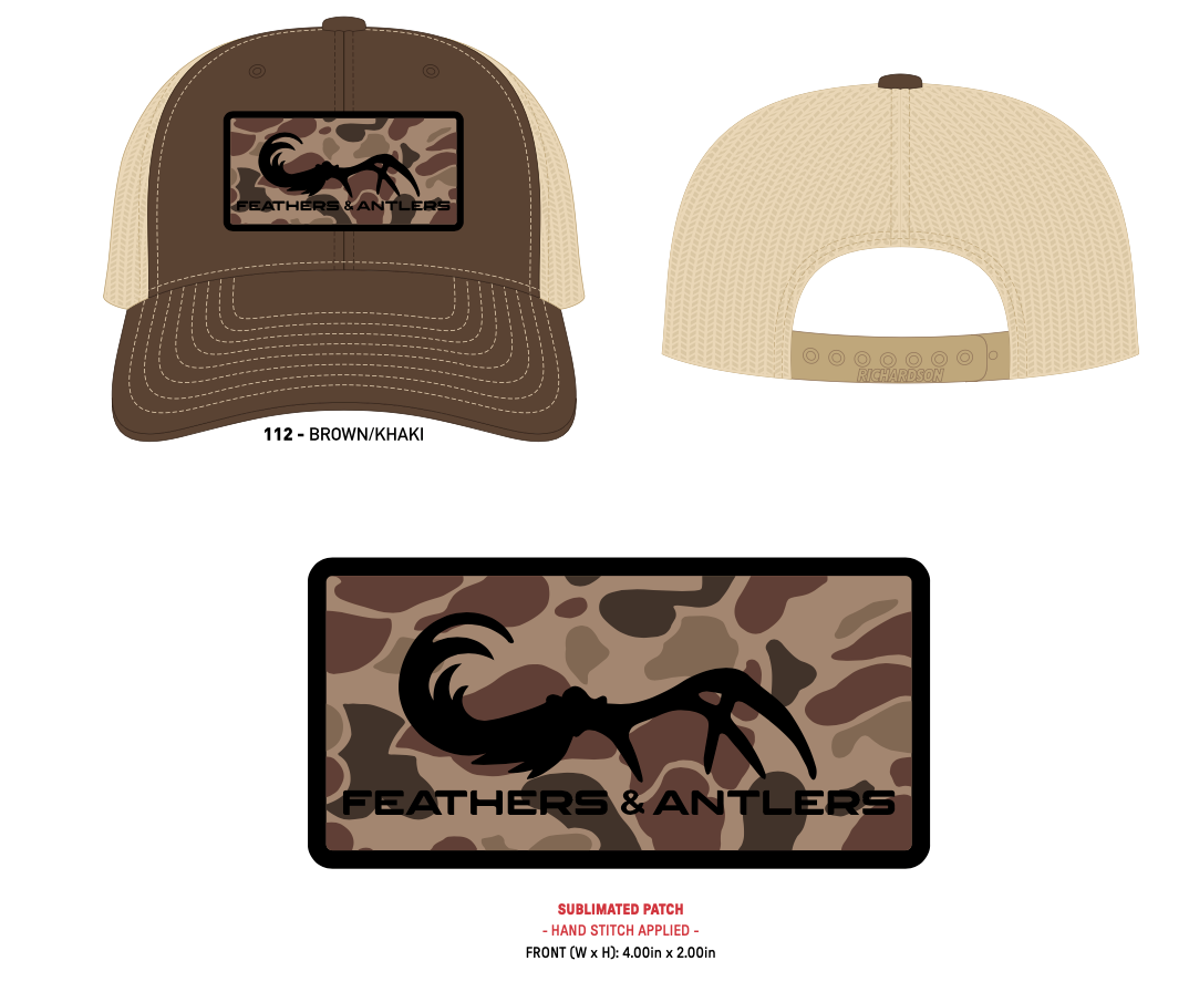 Camo Embroidered Mesh Back Cap
