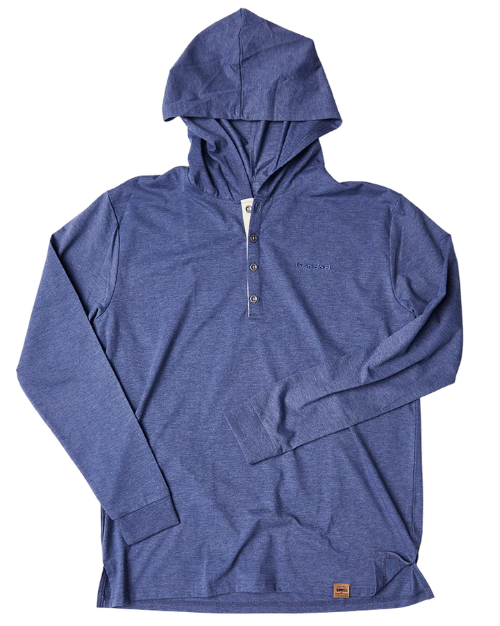 Banded Five Oaks Hooded Henley