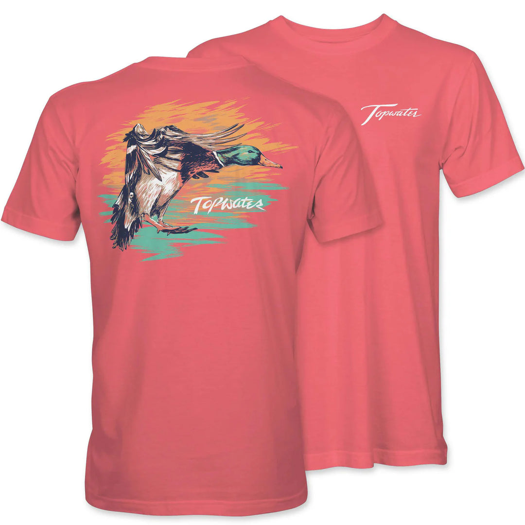 Top Water Painterly Duck Shirt