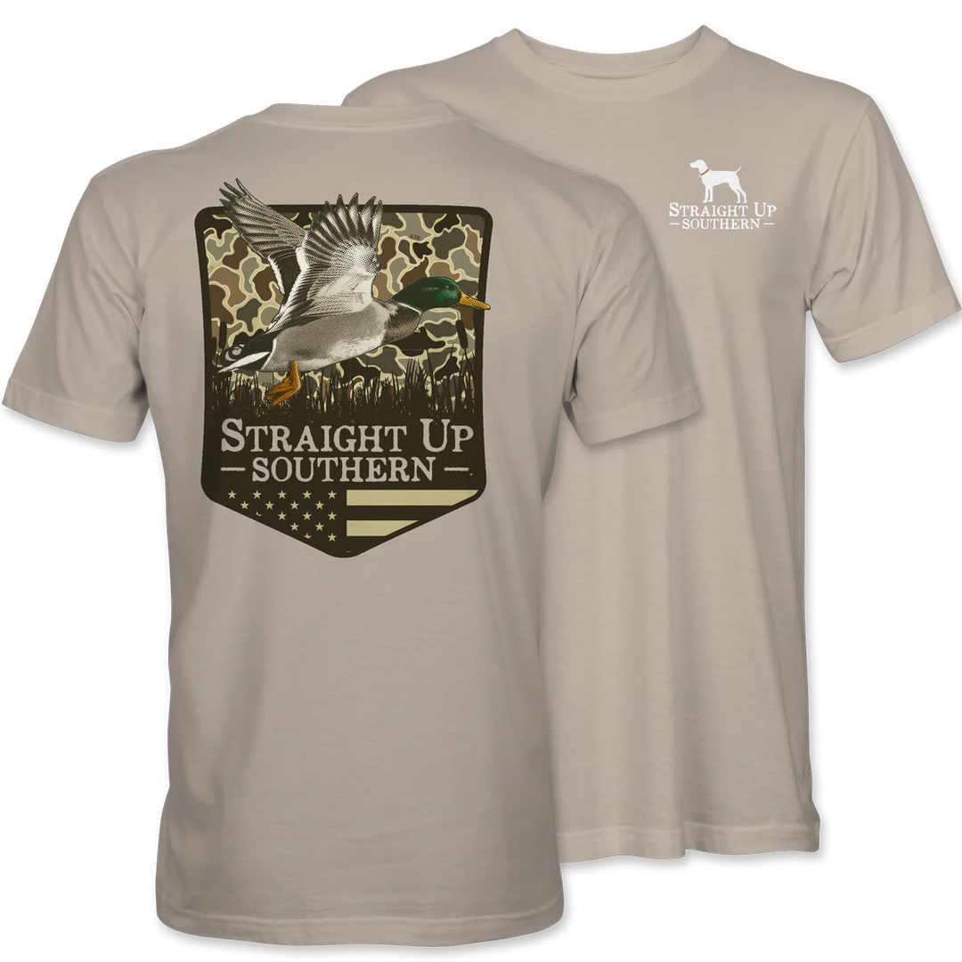SUS Youth Duck Camo Patch Shirt