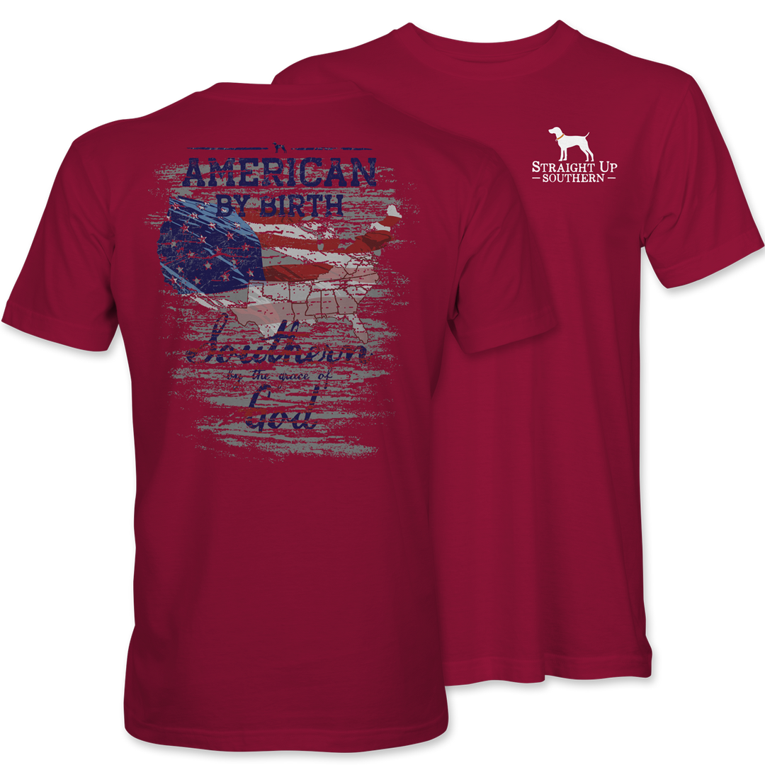 SUS American By Birth – Grace of God Shirt