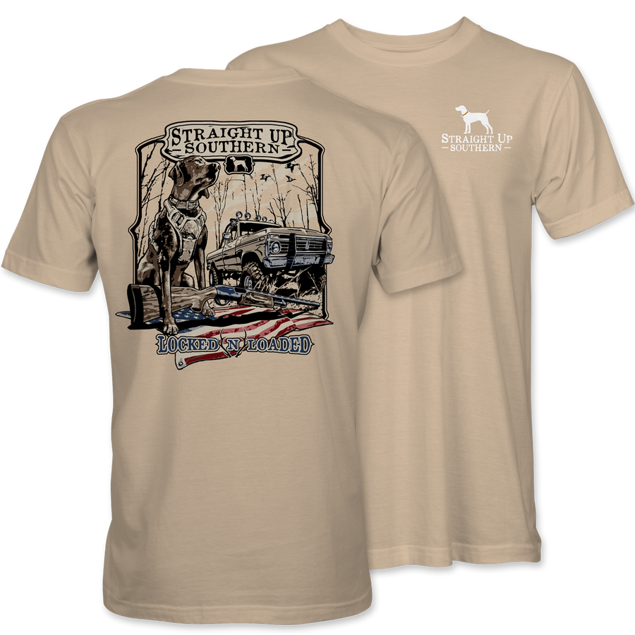 SUS Locked 'N' Loaded Dog & Truck Shirt - Feathers & Antlers Outdoors