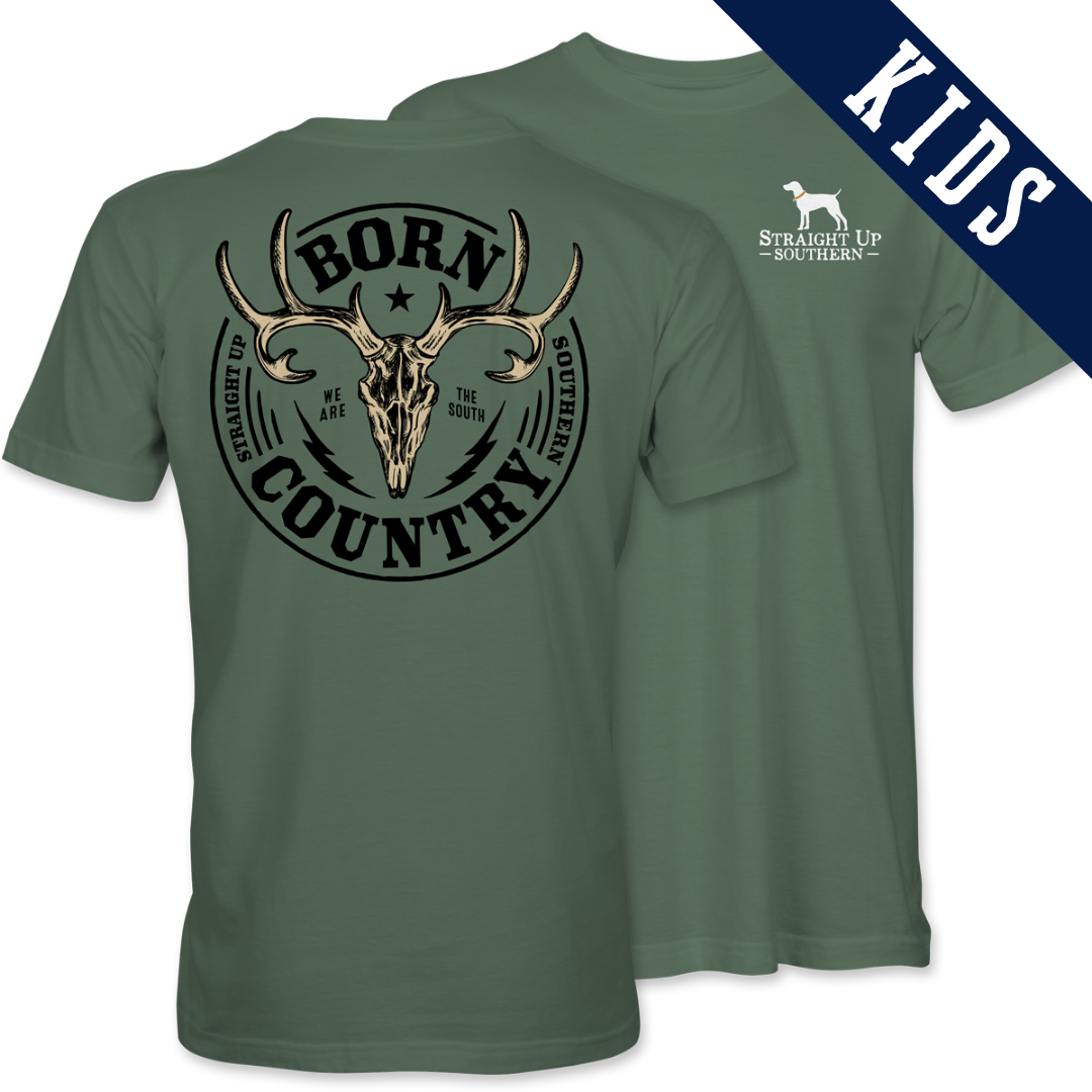 SUS Youth Born Country Shirt - Feathers & Antlers Outdoors