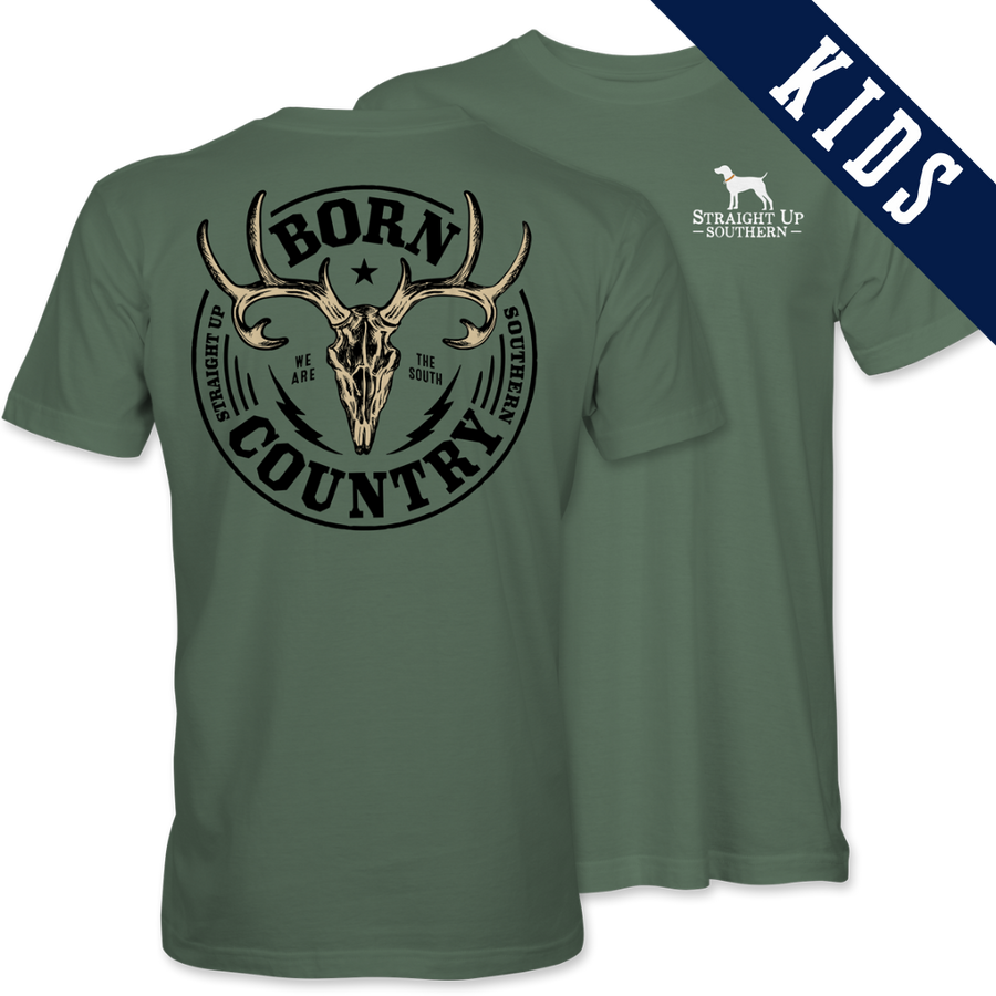 SUS Youth Born Country Shirt - Feathers & Antlers Outdoors