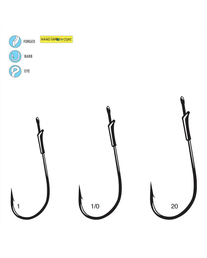 Gamakatsu G-Finesse Worm Light Wire Hook