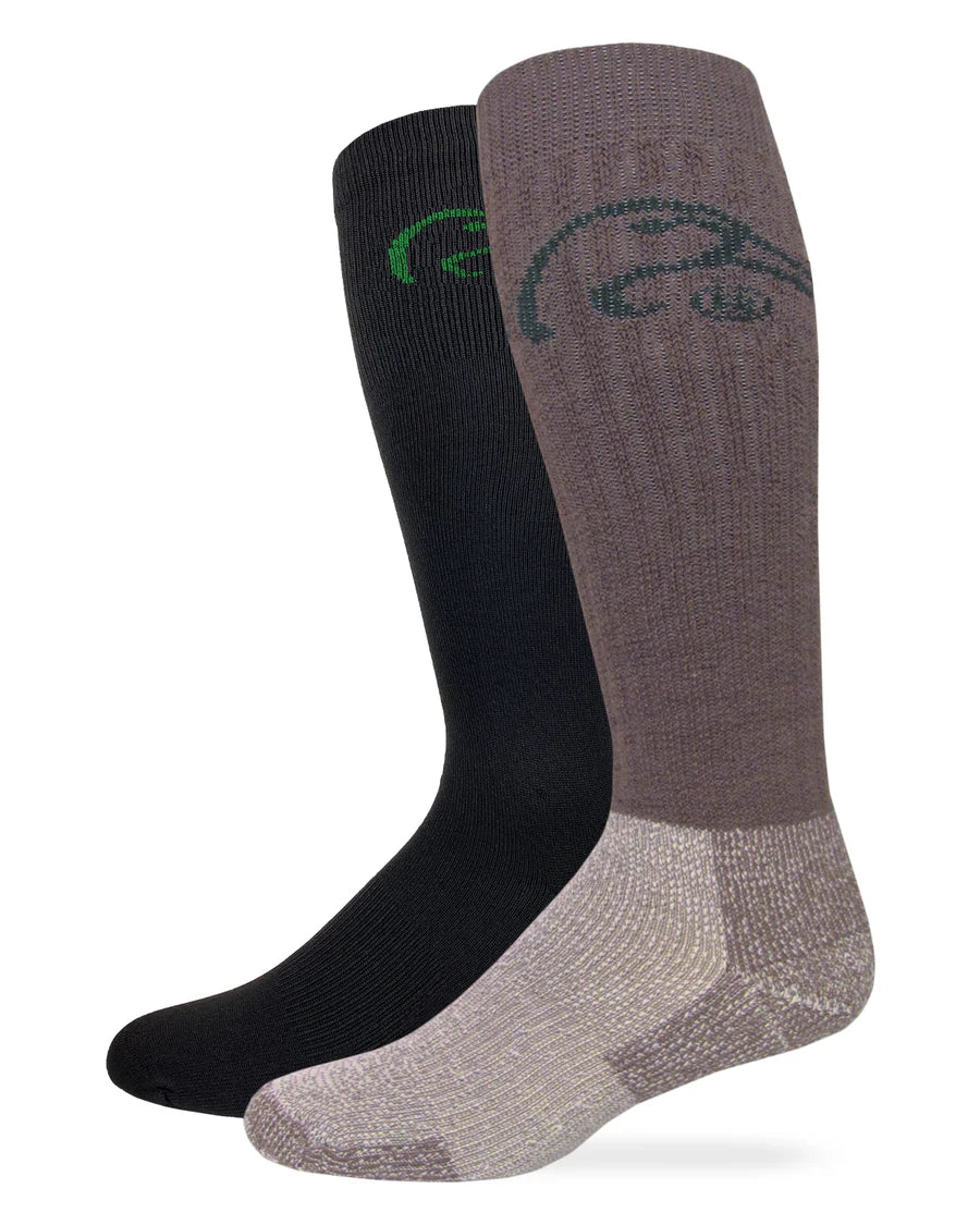 Ducks Unlimited Heavyweight Merino Wool and Liner Tall Boot Socks 2 Pack - Feathers & Antlers Outdoors