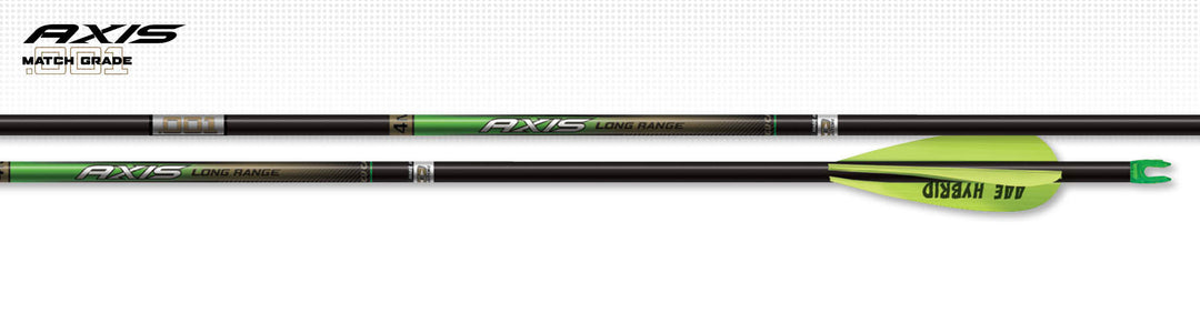 Easton Axis 4MM Match Grade Shafts with Halfouts 12pk