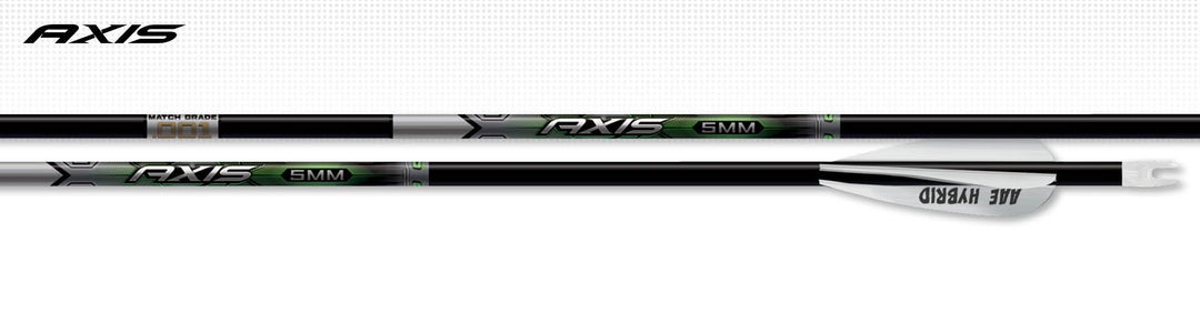 Easton Axis 5MM Match Grade Shafts w/HIT Inserts and Collars Individual