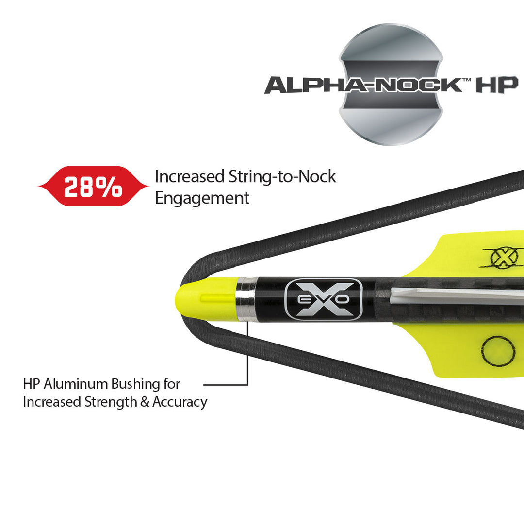 TenPoint 16-inch EVO-X Non-Lighted CenterPunch Premium Carbon Crossbow Arrows