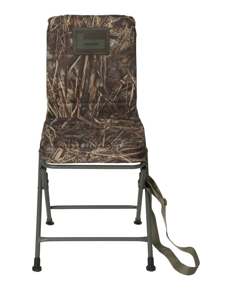 Banded Swivel Blind Tall Chair