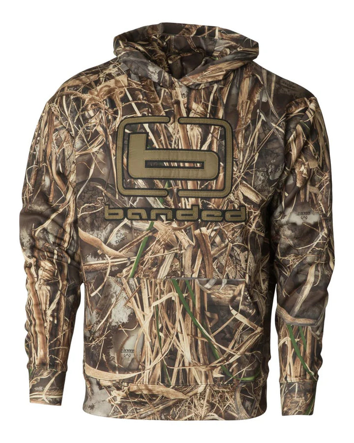 Banded Camo Logo Hoodie