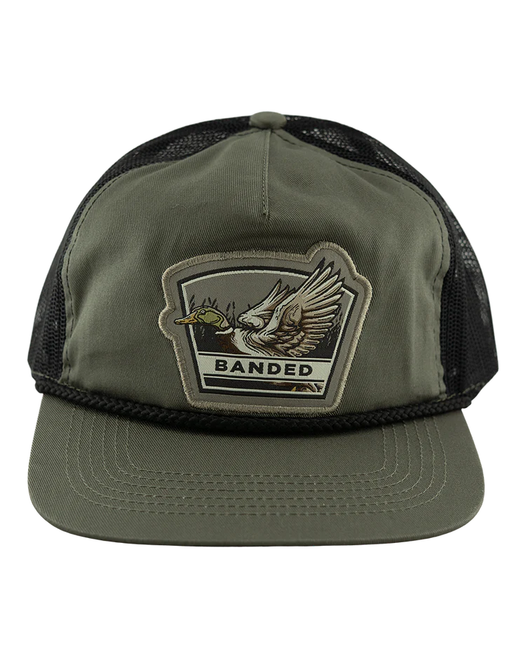 Banded Flying Mallard Trucker Cap