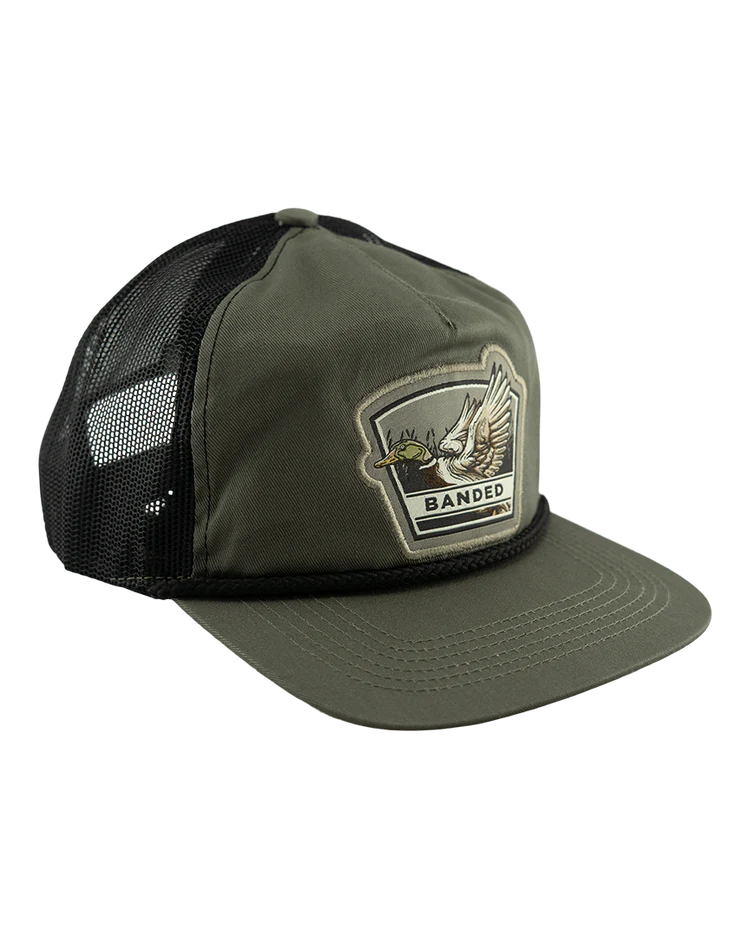 Banded Flying Mallard Trucker Cap
