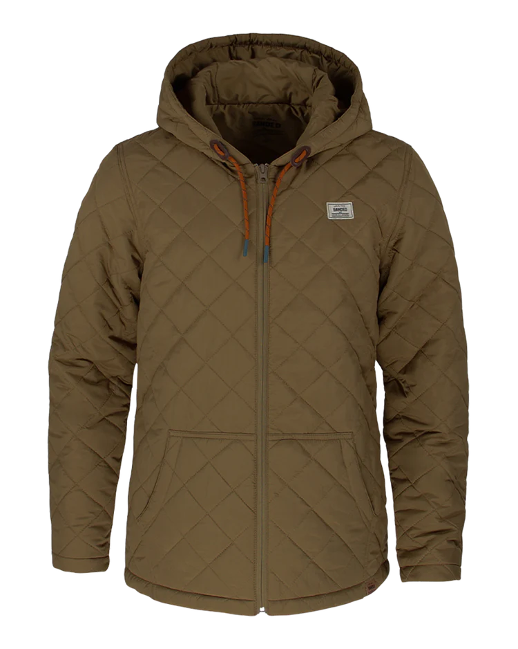 Banded Mountainside Full Zip Quilted Jacket