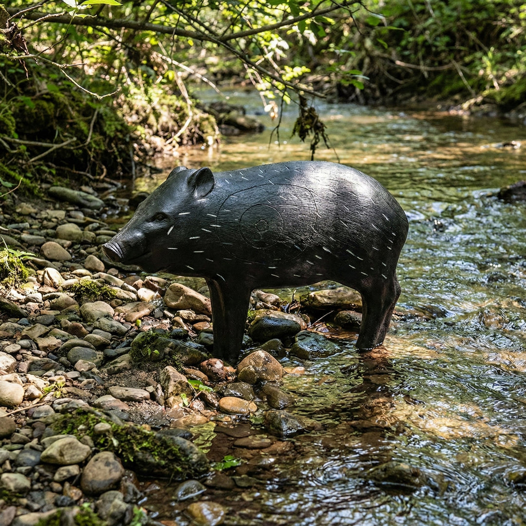 Real Wild 3D Competition Javelina Archery Target with EZ Pull Foam - Feathers & Antlers Outdoors