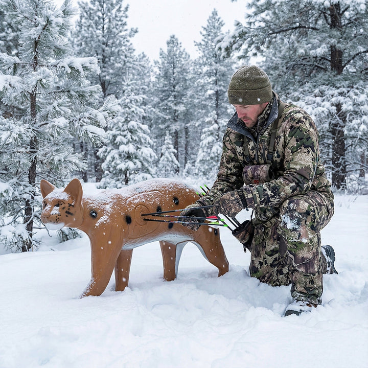 Real Wild 3D Competition Bobcat Archery Target with EZ Pull Foam