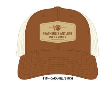 Eteched Faux Leather Mesh Back Cap