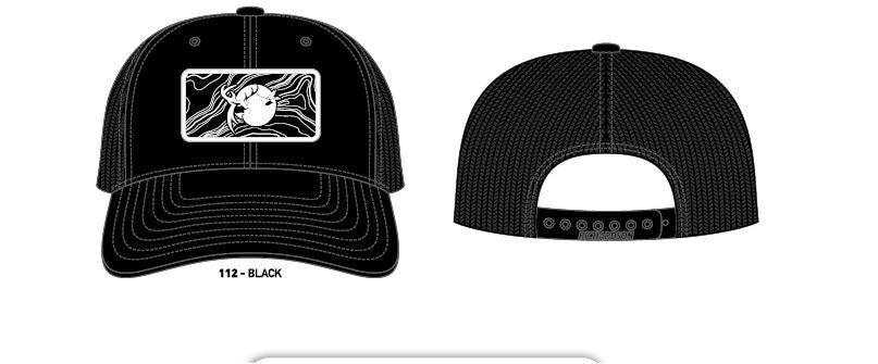 Topo Logo Patch Mesh Back Cap