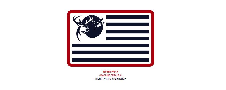Red, White, and Blue Salute Mesh Back Cap