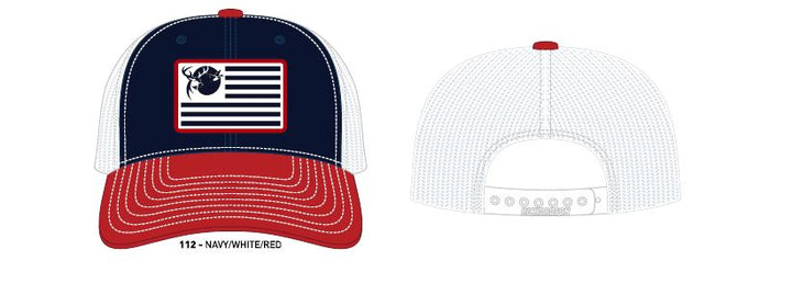 Red, White, and Blue Salute Mesh Back Cap
