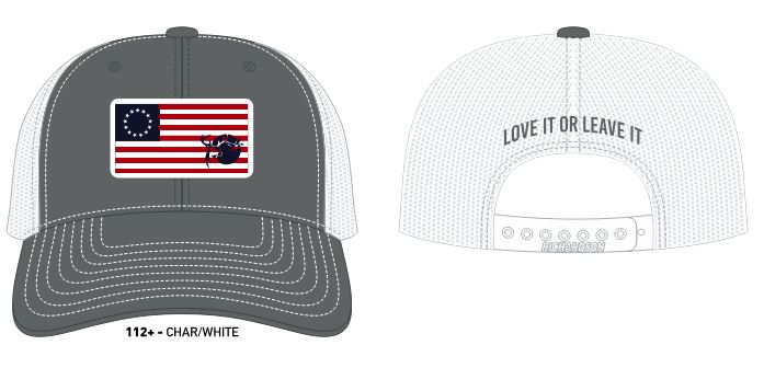 The Betsy Ross Flag Mesh Back Cap