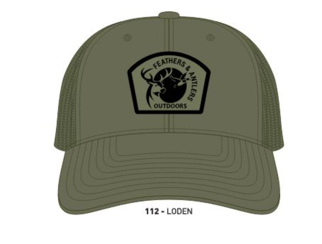 Embroidered Patch Mesh Back Cap