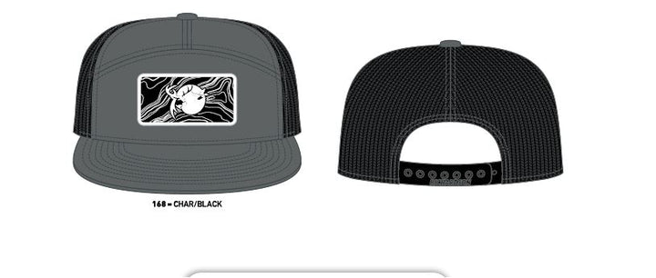 Topo Logo Patch Mesh Back Cap