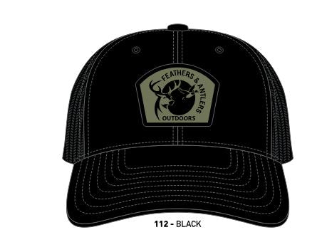 Embroidered Patch Mesh Back Cap