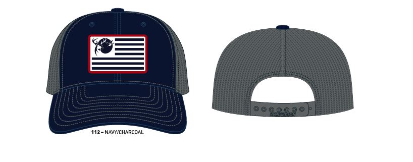 Red, White, and Blue Salute Mesh Back Cap