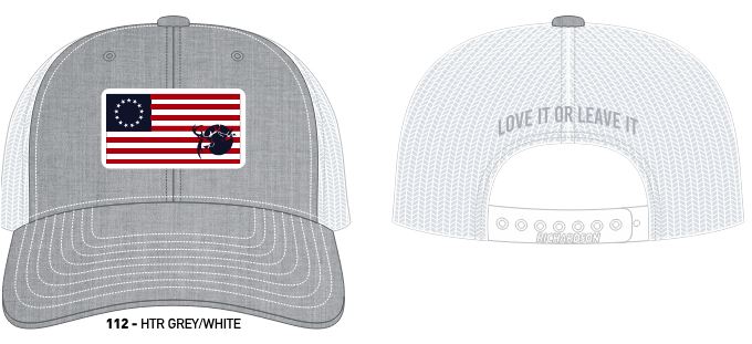 The Betsy Ross Flag Mesh Back Cap