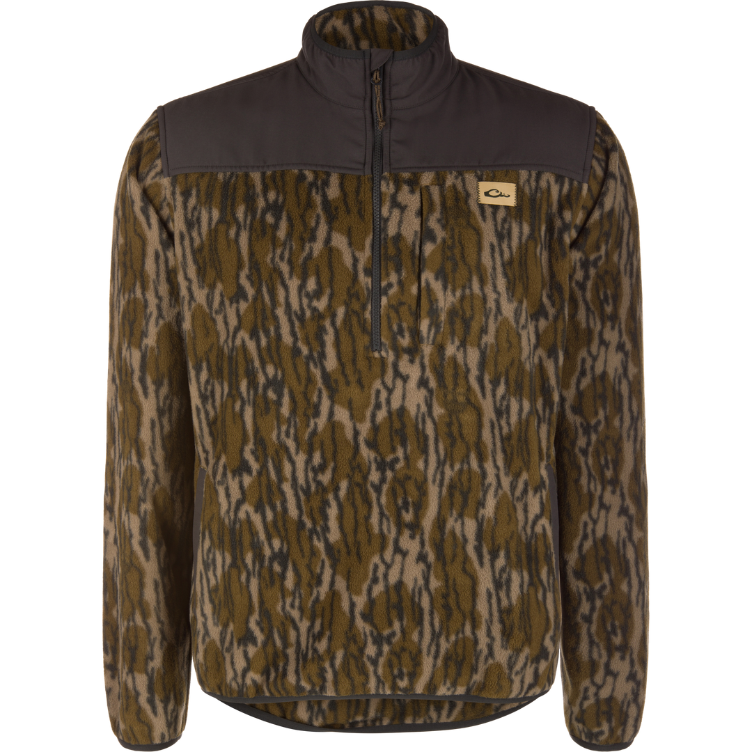 Drake Camp Fleece 1/4 Zip Over Under