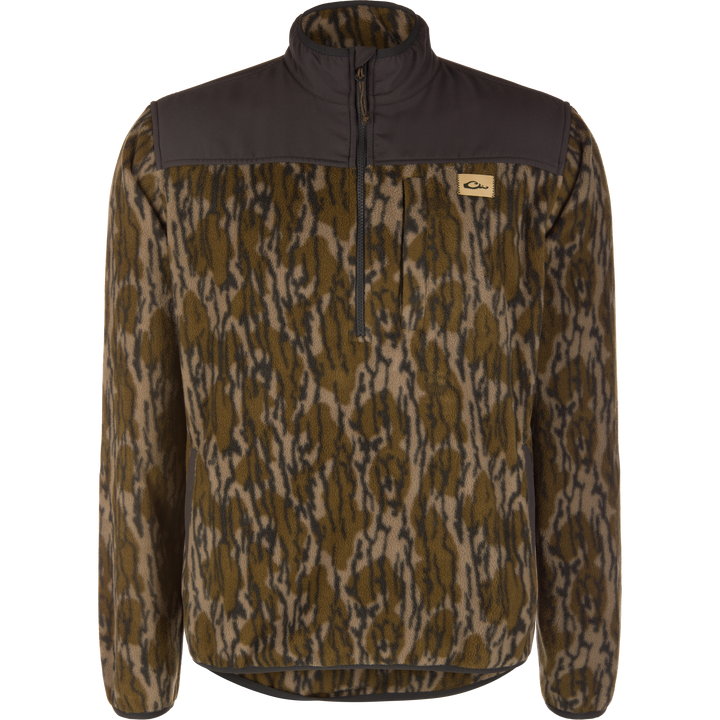 Drake Camp Fleece 1/4 Zip Over Under