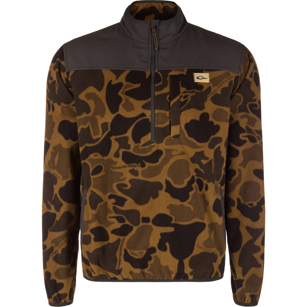 Drake Camp Fleece 1/4 Zip Over Under