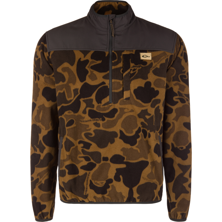 Drake Camp Fleece 1/4 Zip Over Under