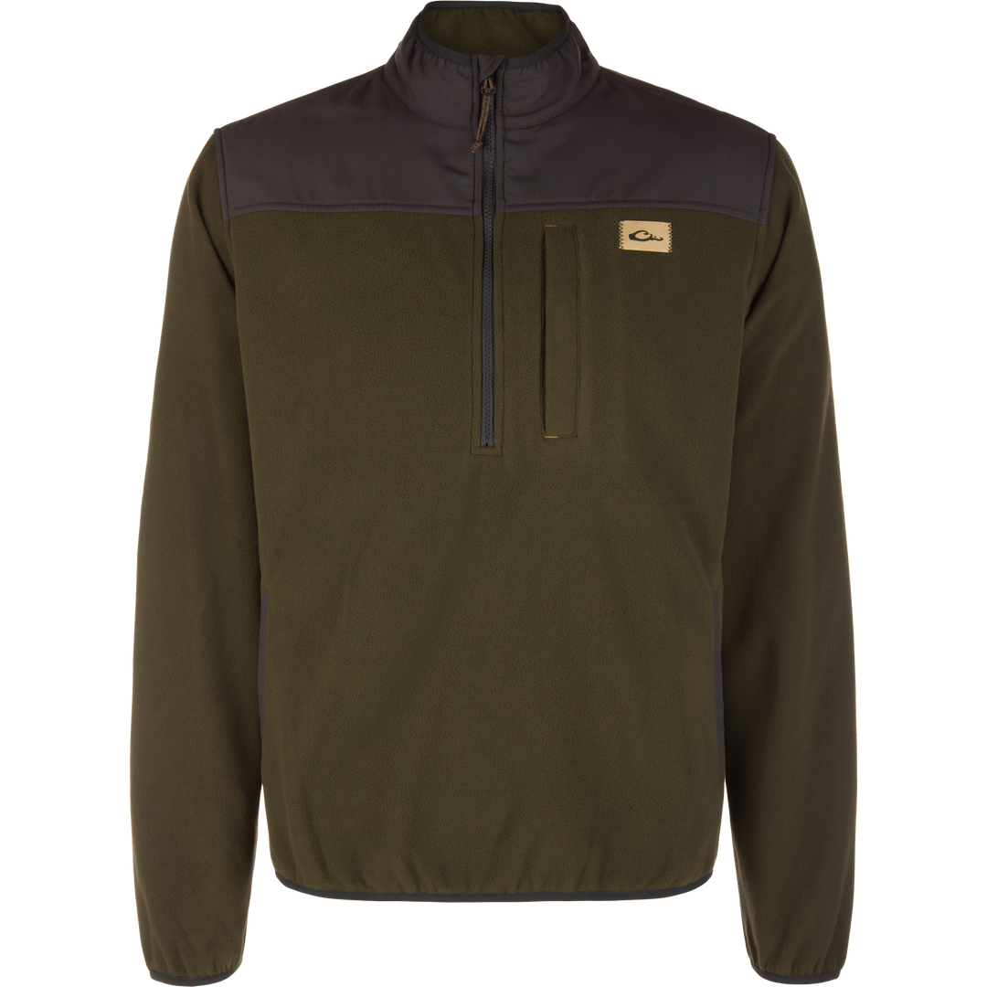 Drake Camp Fleece 1/4 Zip Over Under