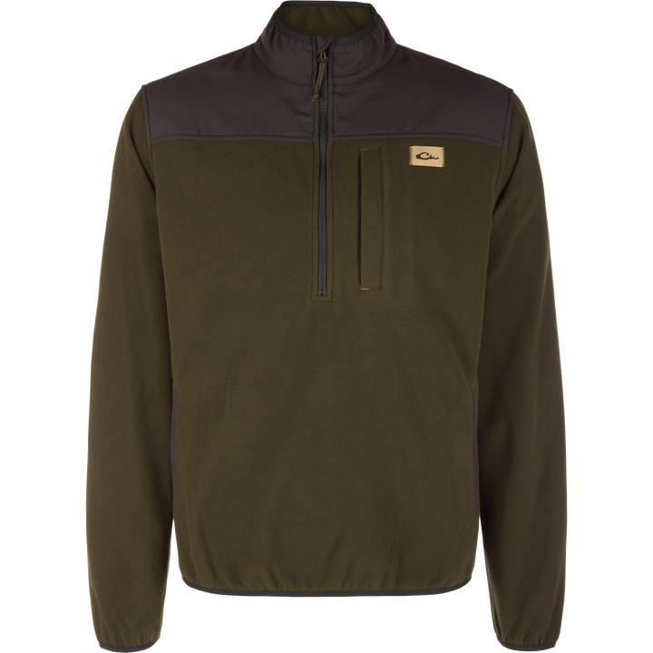 Drake Camp Fleece 1/4 Zip Over Under